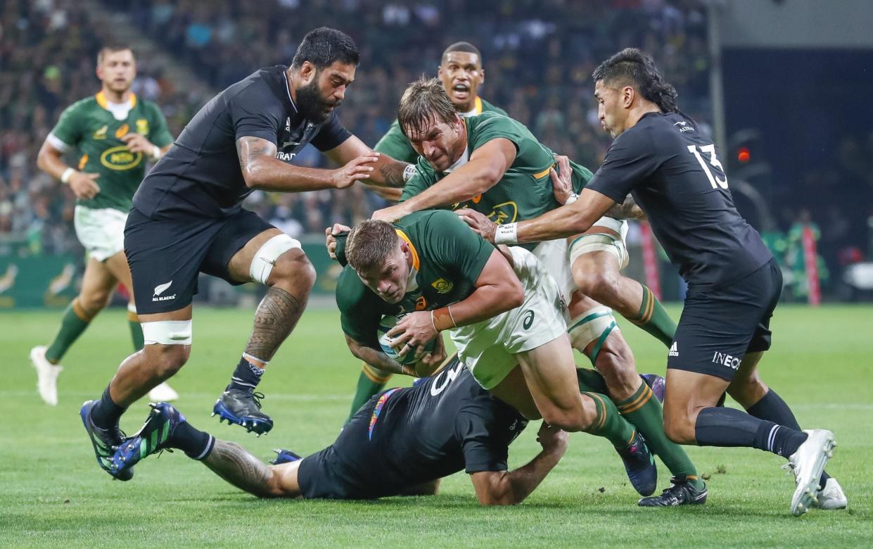 alcolm Marx of South Africa during The Rugby Championship match between South Africa and New Zealand at Mbombela Stadium on August 06, 2022 in Nelspruit, South Africa - Dirk Kotze/Gallo Images/Getty Images