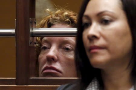 Tonya Couch (L), mother of the Texas teenager derided for his "affluenza" defense in a deadly drunken-driving case, appears in court for her extradition hearing in Los Angeles, California, United States, January 5, 2016. REUTERS/Genaro Molina/Pool