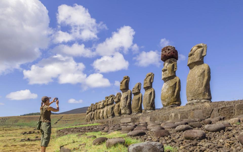 Easter Island Statues (Mo’ai) on Rapa Nui - David Madison