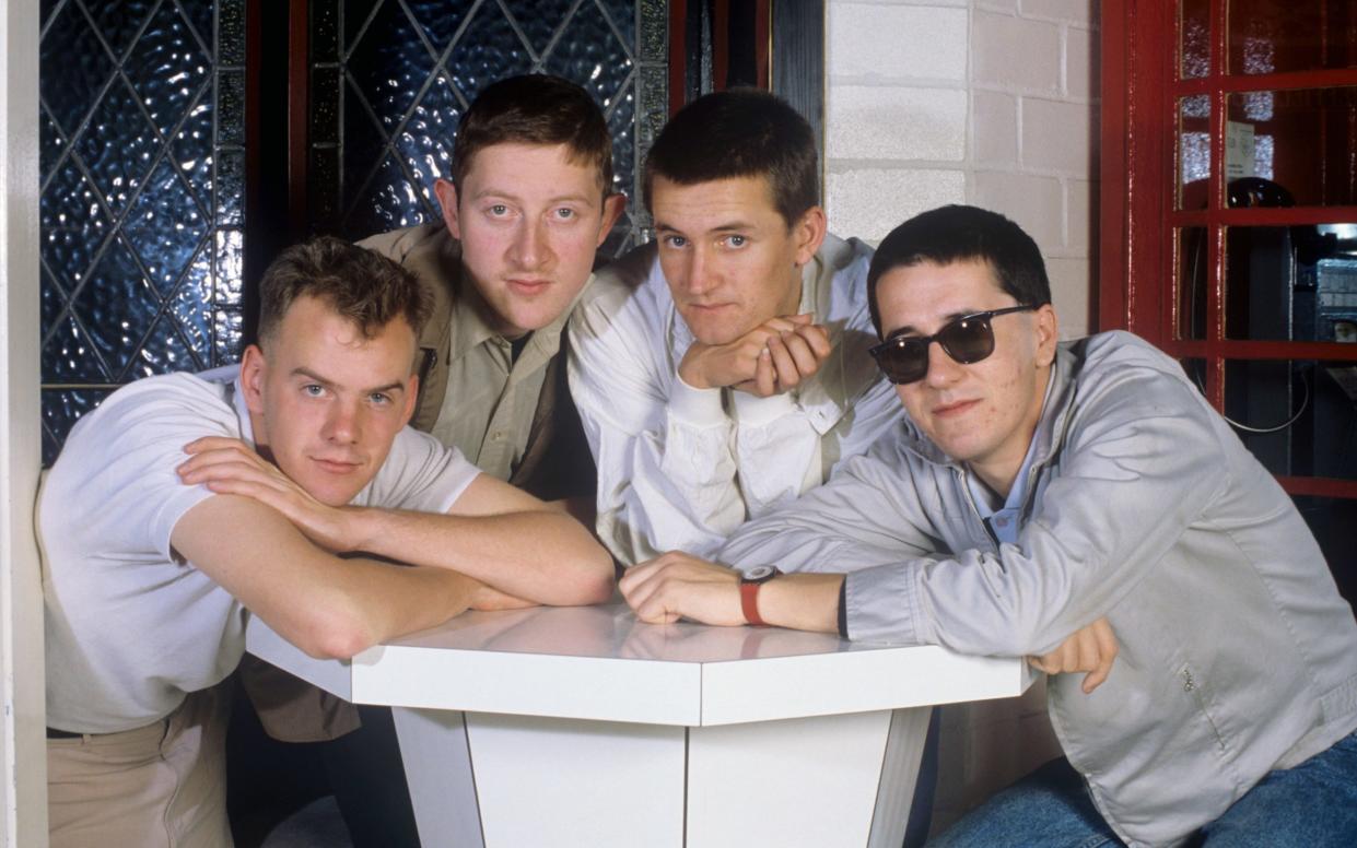 Paul Heaton, second from right, with his Housemartins bandmates in the 1980s