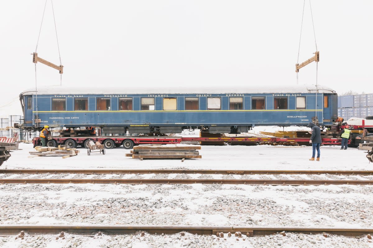 One of the Nostalgie-Orient-Express-Istanbul carriages ready to be restored  (© Xavier Antoinet)