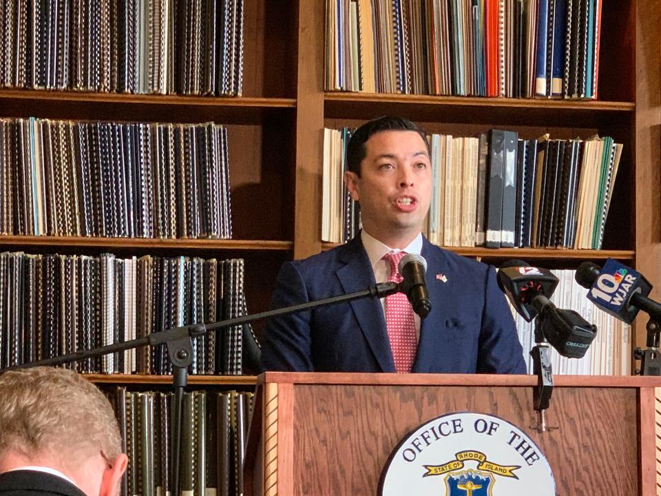 Rhode Island Treasurer James Diossa talks about "evaluating" his office's relationship with Washington Trust after a federal settlement on redlining allegations.