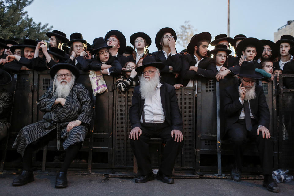 Ultra-Orthodox Jews protest against army recruitment