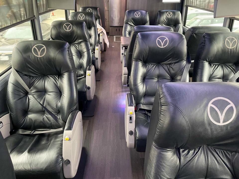 I used a luxury bus service in Texas and it was one of the most relaxing  coach rides I've been on