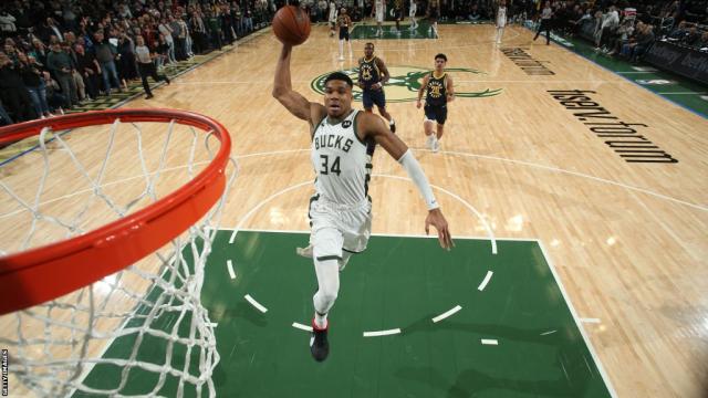 Giannis Antetokounmpo drops career-high 64 points over Pacers