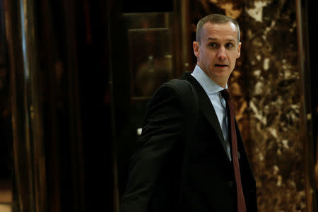 Corey Lewandowski arrives at Trump Tower where U.S. President-elect Donald Trump lives in New York, U.S., November 28, 2016. REUTERS/Mike Segar