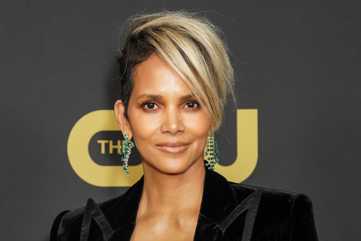 Halle Berry stumbled over some stairs in front of guests at a recent charity event  (Getty Images for #SeeHer)