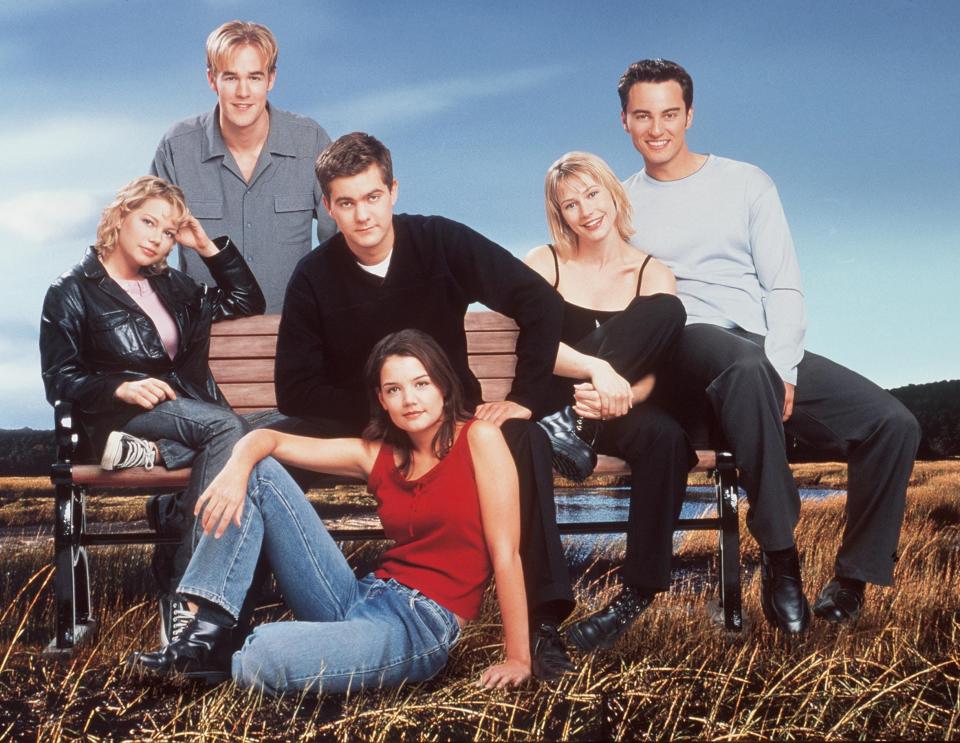 The cast of "Dawson's Creek" in 2000.