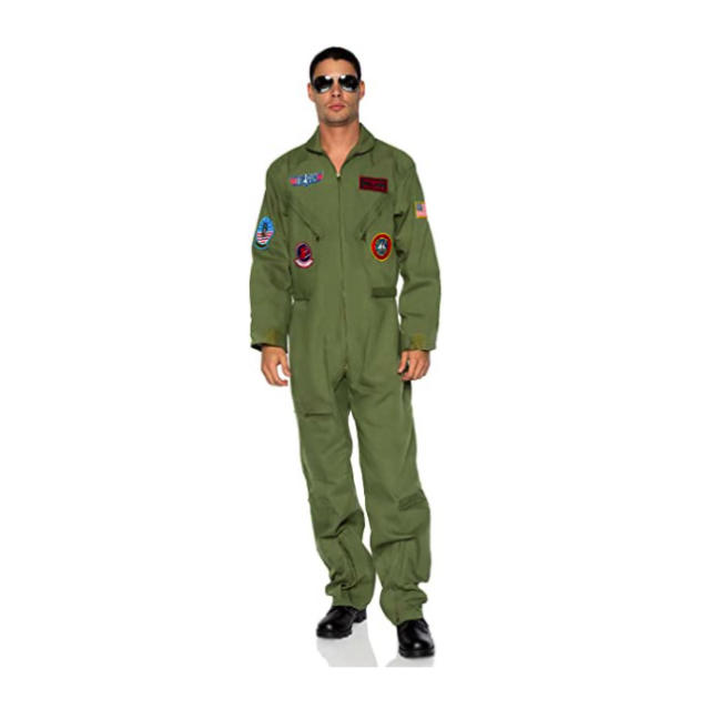 Leg Avenue Men's Red Military Jacket Costume 