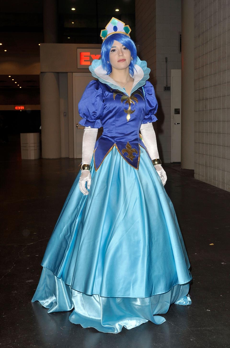 NEW YORK, NY - OCTOBER 11: A Comic Con attendee poses during the 2012 New York Comic Con at the Javits Center on October 11, 2012 in New York City. (Photo by Daniel Zuchnik/Getty Images)