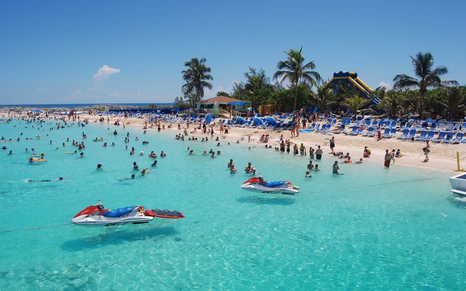 <p>Norwegian Cruise Line: Great Stirrup Cay, Bahamas </p>