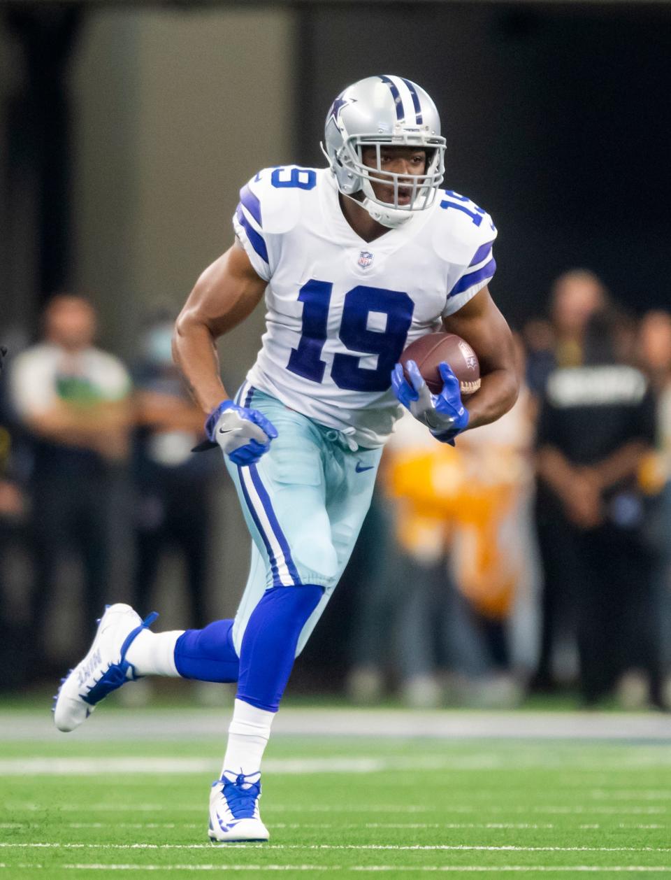 Dallas Cowboys wide receiver Amari Cooper has caught 44 passes for 583 yards and five touchdowns through nine games of the 2021 season.