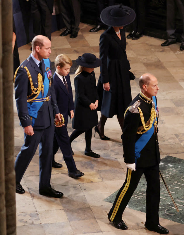 George y Charlotte de Gales se unen al último adiós a su querida bisabuela