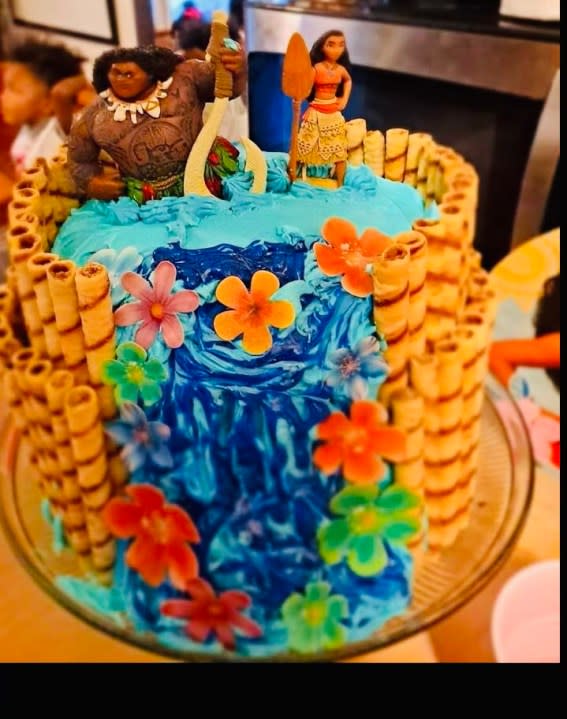 Mary Bell’s “Moana” cake (Courtesy of Mary Bell)