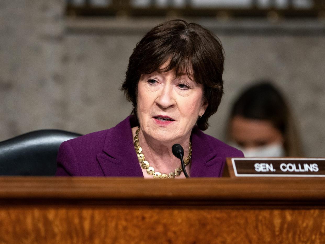 Susan Collins dais