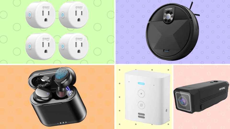 Score up to 60 percent off top-rated robovacs, wireless earbuds, action cams and more! (Photo: Amazon)