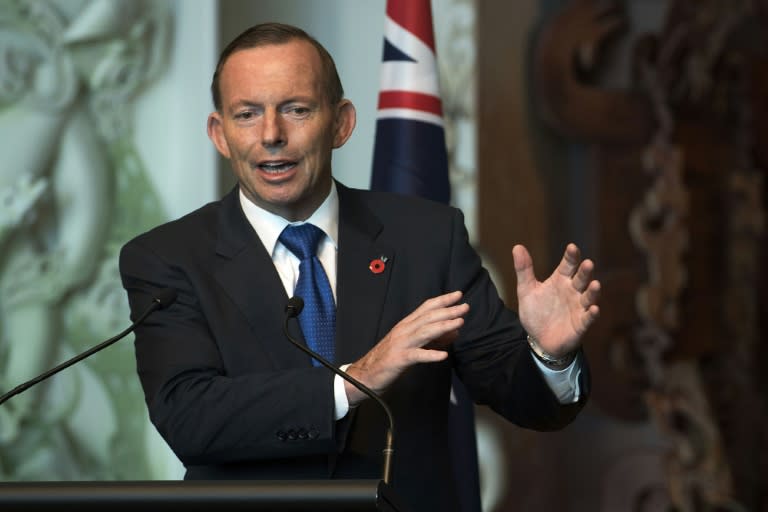 Australian Prime Minister Tony Abbott, pictured during a visit to Wellington, in April 2015