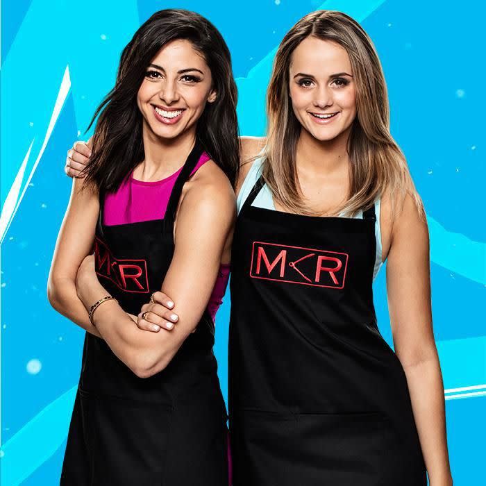 Roula is competing on the cooking show alongside pal Rachael. Source: Channel Seven