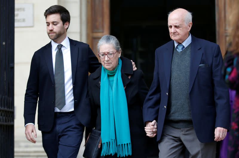 Family of Daphne Caruana Galizia leave the Courts of Justice after a hearing of Melvin Theuma, who allegedly acted as a middle man in a plot to murder the journalist, in Valletta