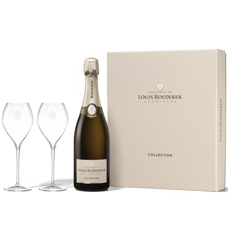 <p><a href="https://go.redirectingat.com?id=74968X1596630&url=https%3A%2F%2Fwww.wine.com%2Fproduct%2Flouis-roederer-collection-243-champagne-gift-boxed-with-2-glasses%2F1181742&sref=https%3A%2F%2Fwww.thepioneerwoman.com%2Ffood-cooking%2Fg41791234%2Fbest-champagne-brands%2F" rel="nofollow noopener" target="_blank" data-ylk="slk:Shop Now;elm:context_link;itc:0;sec:content-canvas" class="link ">Shop Now</a></p><p>Louis Roederer Collection 243 Champagne Gift Box</p><p>wine.com</p><p>$99.97</p><span class="copyright">wine.com</span>