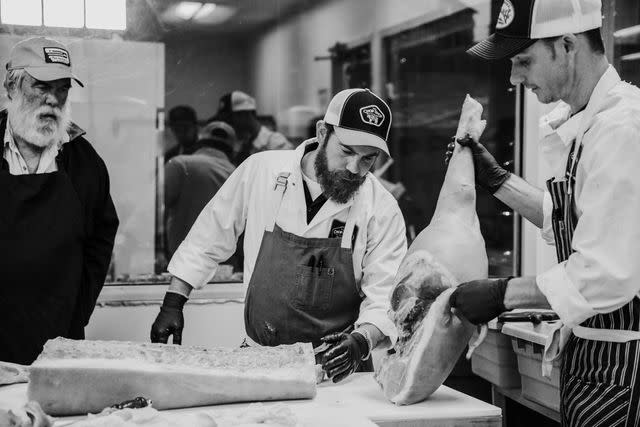 <p>Courtesy of Chop Shop Butchery</p> A class at Asheville&#39;s Chop Shop Butchery.