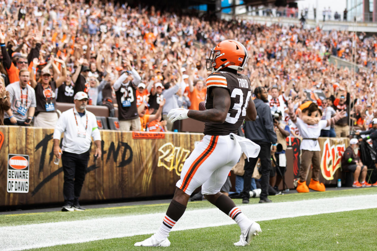 Browns asserting their will as Jerome Ford scores touchdown no. 2