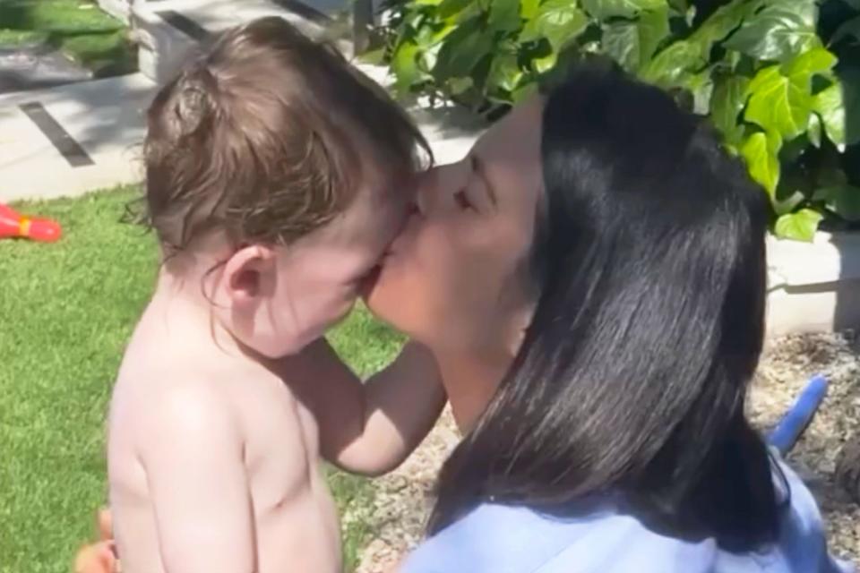 <p>Olivia Munn/Instagram</p> Olivia Munn and son Malcolm