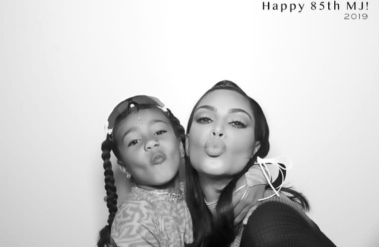 (L-R) North and Kim Kardashian West | Kim Kardashian Instagram