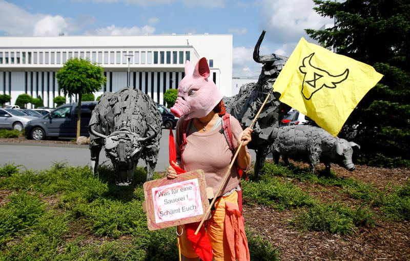 FILE PHOTO: The coronavirus disease (COVID-19) outbreak in Rheda-Wiedenbrueck