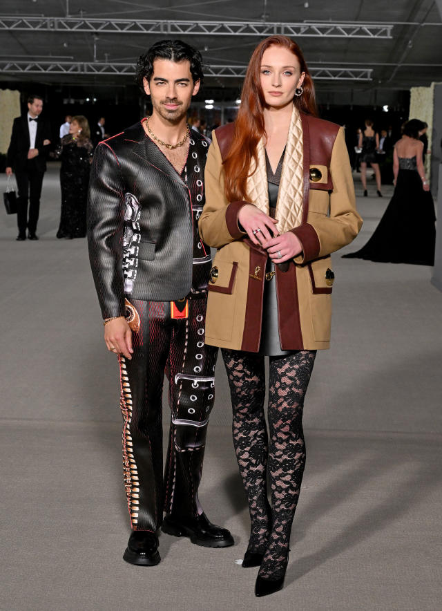 Florence Pugh, Joe Jonas and Sophie Turner the Louis Vuitton