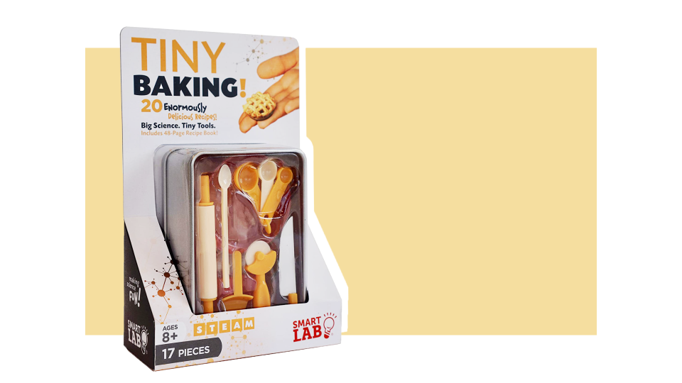 Mother’s Day gifts for moms who like cooking and baking: tiny baking set.