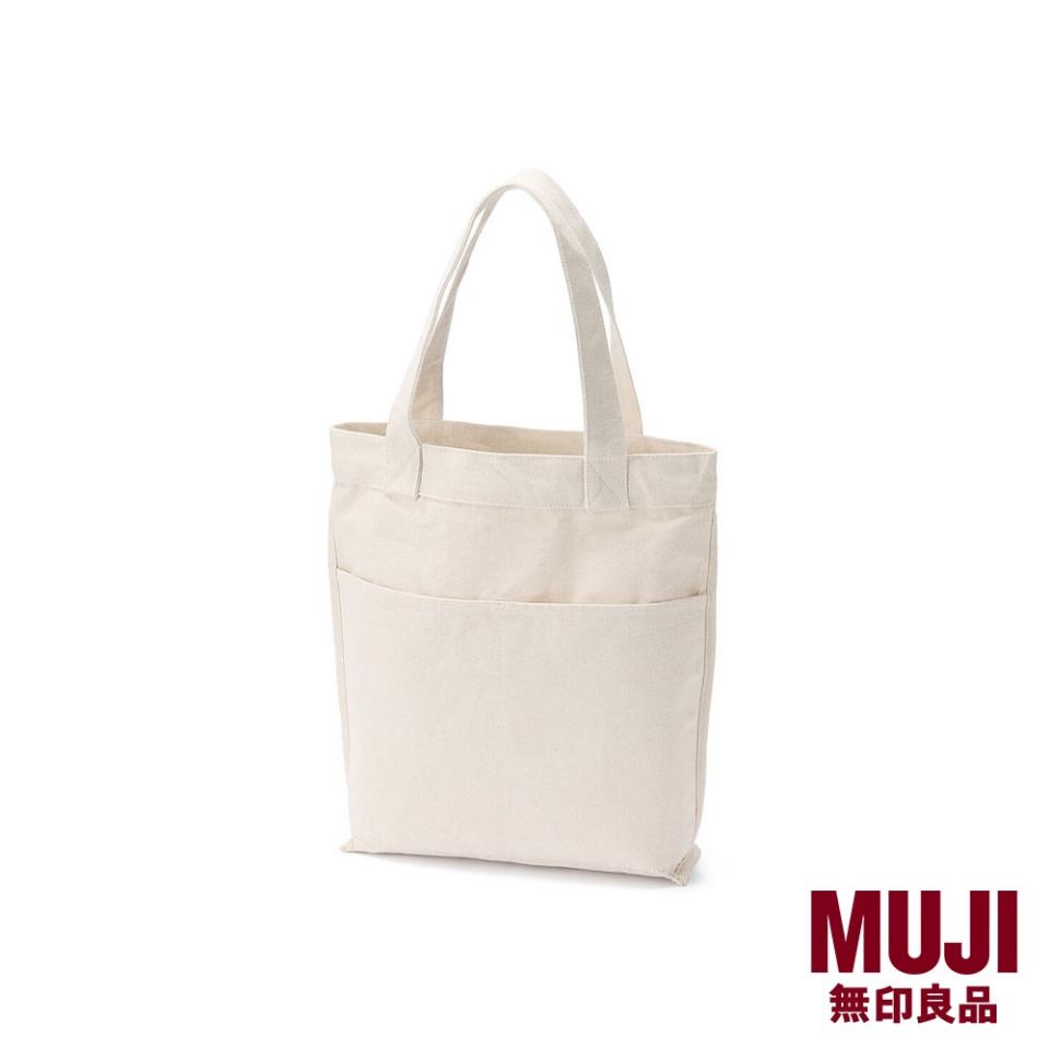 MUJI Canvas Tall Tote Bag. (Photo: Shopee SG)