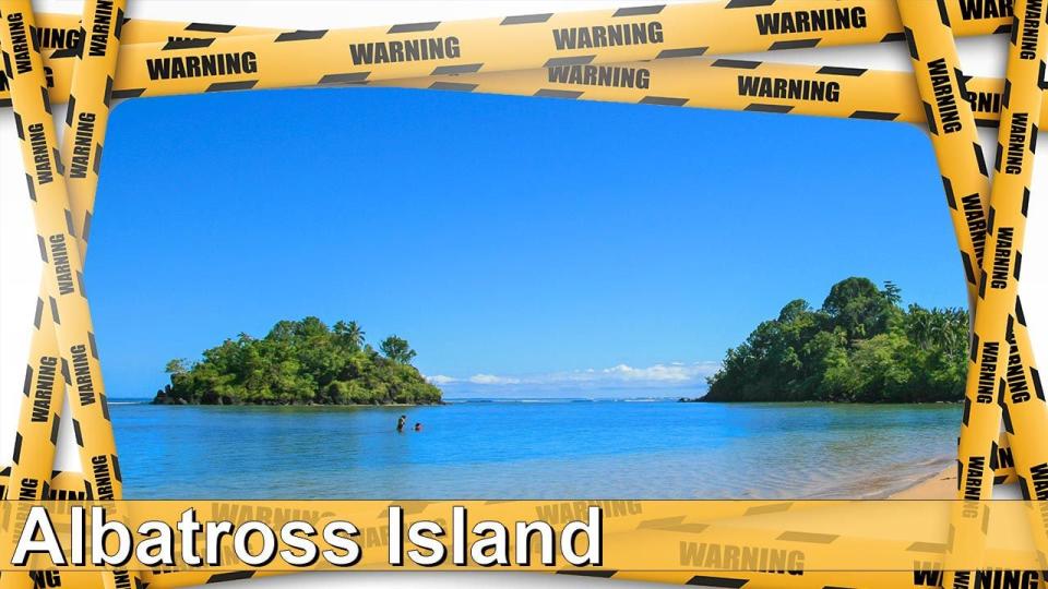 38. Albatross Island - $2,500 fine or 1 year in prison. The island is known for the birds the land mass is named for, the albatross. They are vulnerable so humans are not allowed on the island.
