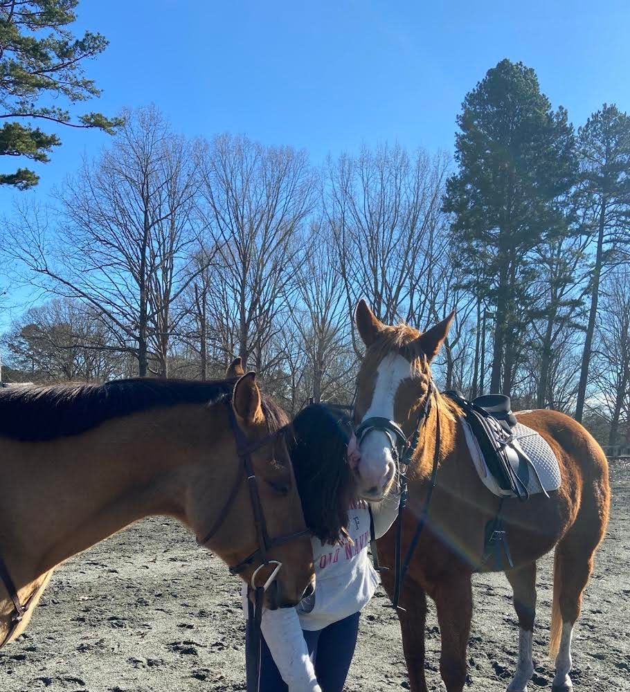 Hannah Mullis began working at Mount Holly's Shining Hope Farms five years ago. Her constant contact with horses inspired her project on how horses react to being used for hippotherapy, a type of therapy in which horse riding helps those with intellectual, behavioral and physical disabilities. Shining Hope Farms was one of 20 local organizations to receive grants in 2022 from The Glenn Foundation.