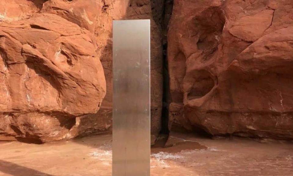 Utah officials discover monolith in the wild