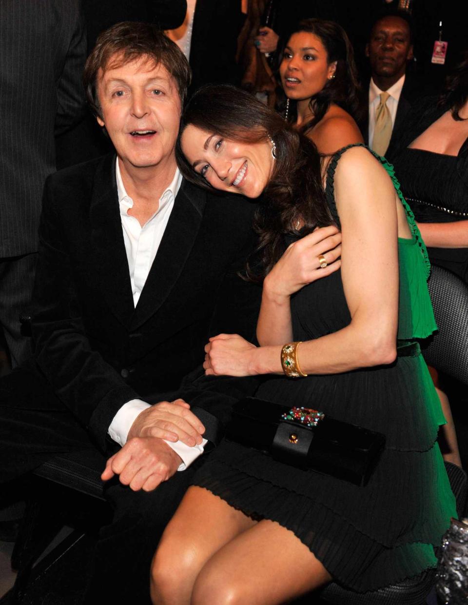 Sir Paul McCartney and Nancy Shevell at the 51st Annual GRAMMY Awards at the Staples Center on February 8, 2009 in Los Angeles, California