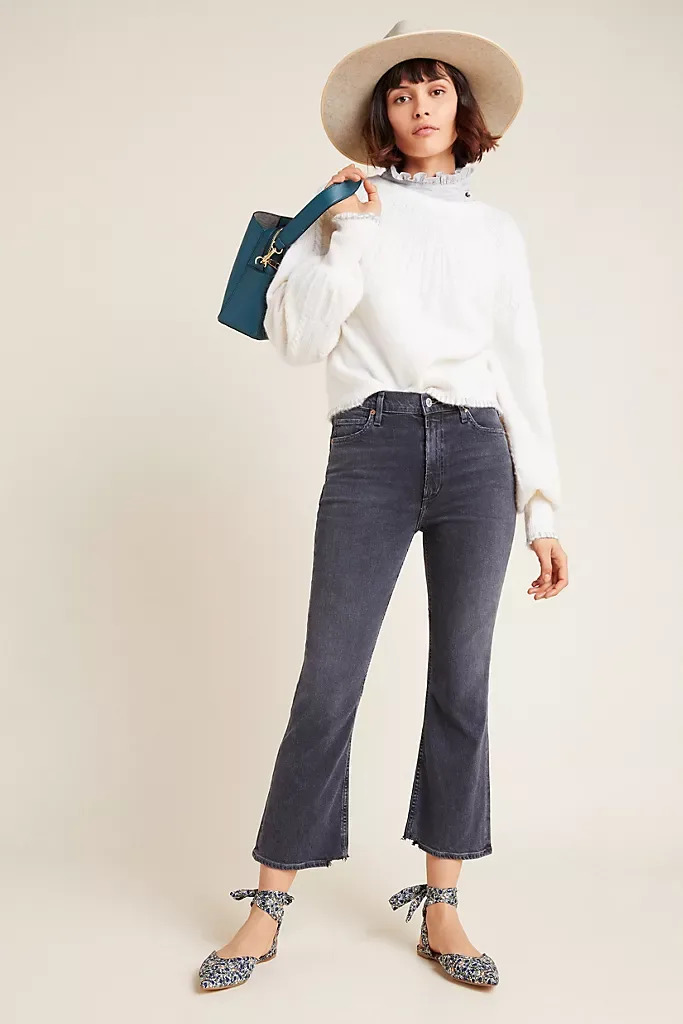 Citizens of Humanity Demy High-Rise Cropped Flare Jeans