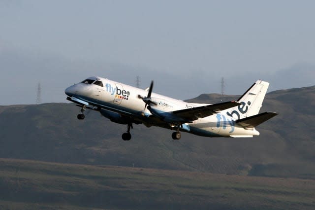 Badger on runway prevents Flybe plane from landing in Cornwall