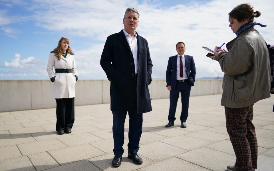 Sir Keir Starmer has been campaigning nationwide ahead of Thursday's local elections - Ian Forsyth/PA Wire