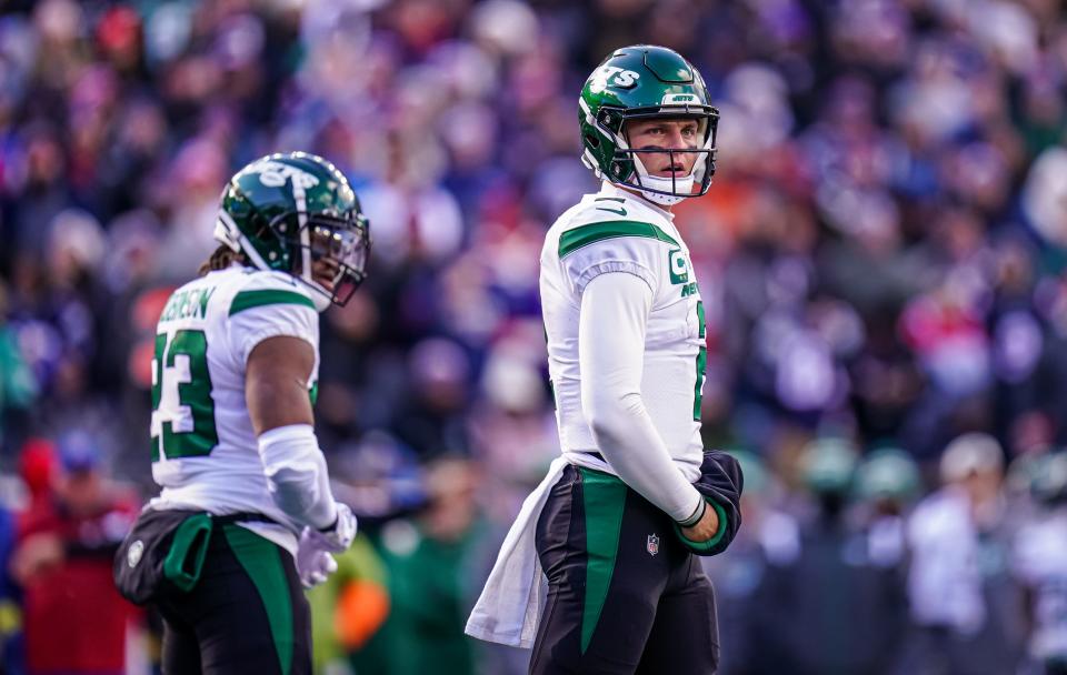 New York Jets QB Zach Wilson barely generated any offense during Sunday's loss at New England.