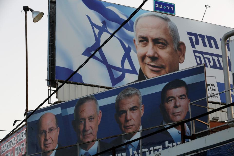 Israel election: Netanyahu and Gantz neck-and-neck in final hours of voting