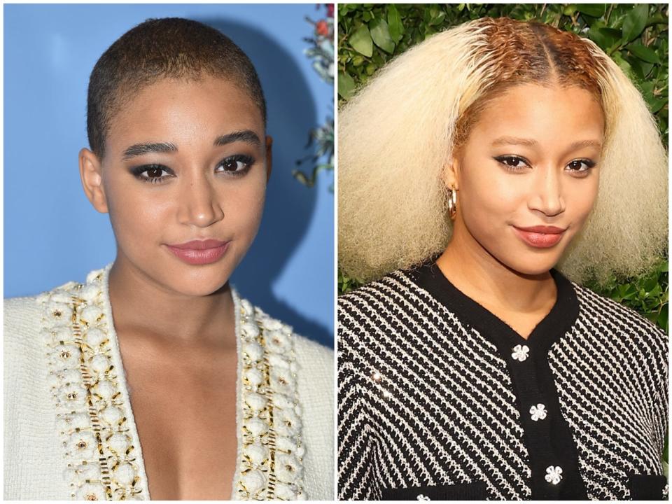 amandla stenberg shaved head