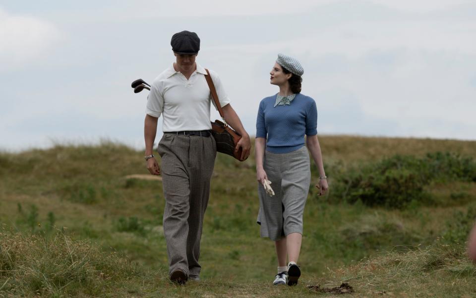 Will Poulter and Lucy Boynton as Bobby and Frankie in Why Didn’t They Ask Evans? - Agatha Christie Ltd/Mammoth Screen