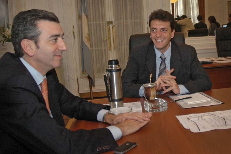 Randazzo y Massa, cuando eran compañeros de Gabinete