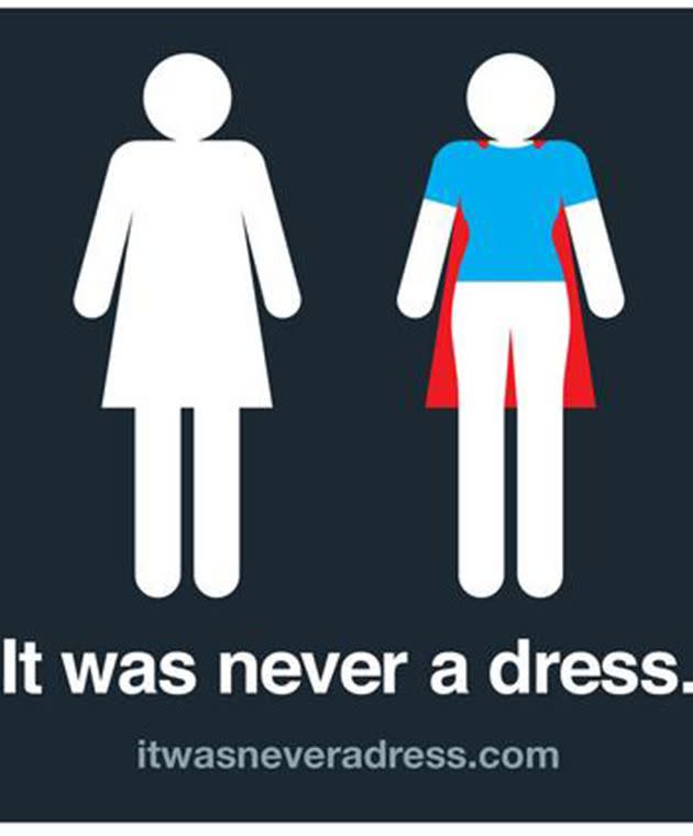 It was never a dress. Photo: Axosoft.