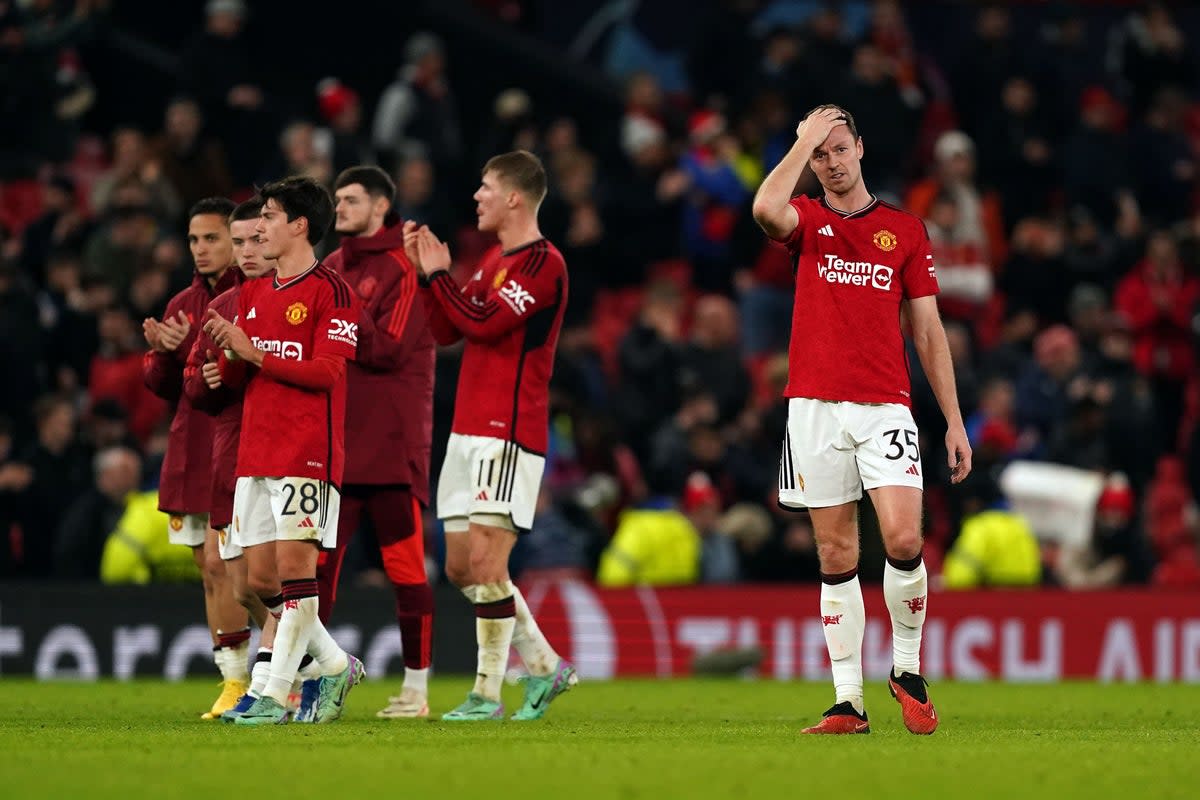 Manchester United crashed out of Europe after finishing bottom of their Champions League group (PA Wire)