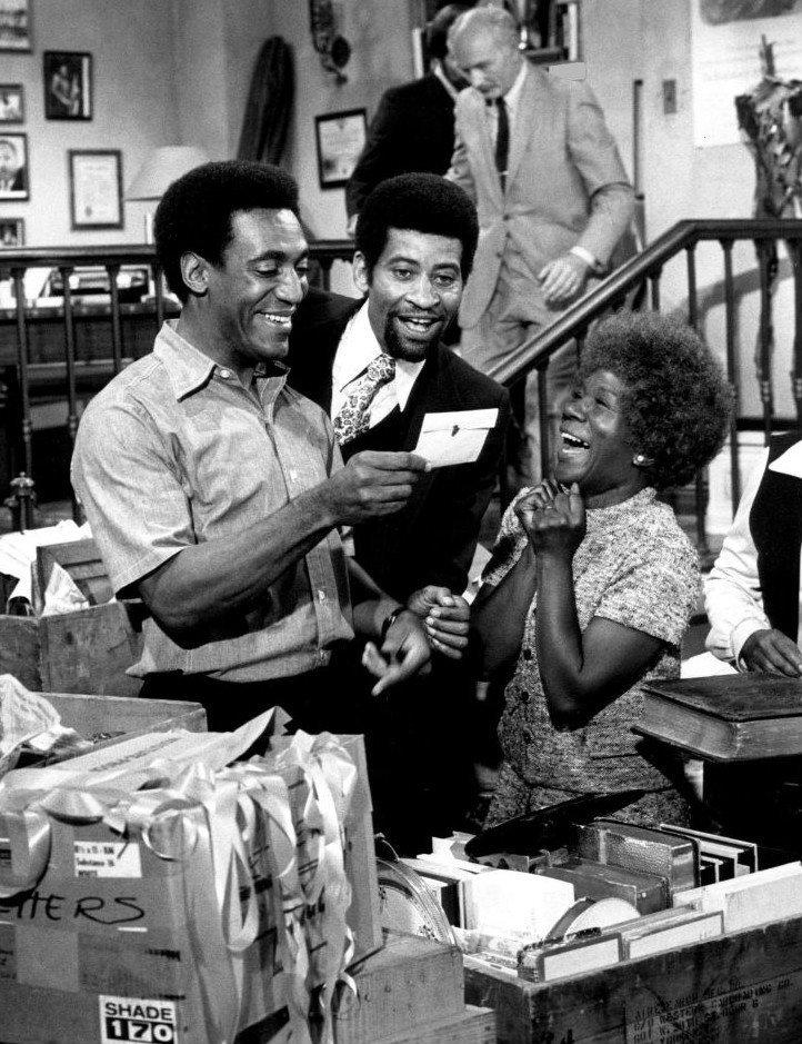 Description Photo of Bill Cosby as Chet Kincaid with Rupert Crosse and Beah Richards from the television program The Bill Cosby Show. |  ... 