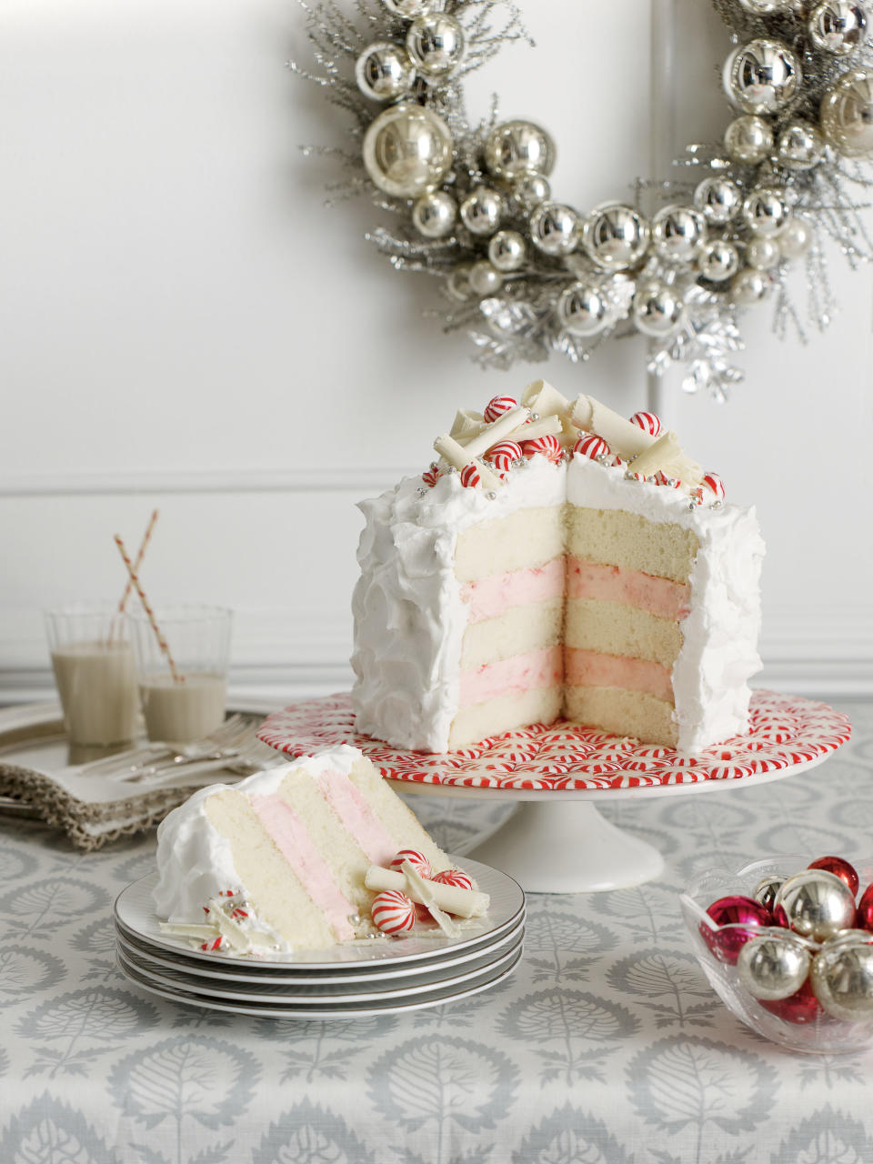 Layered Peppermint Cheesecake