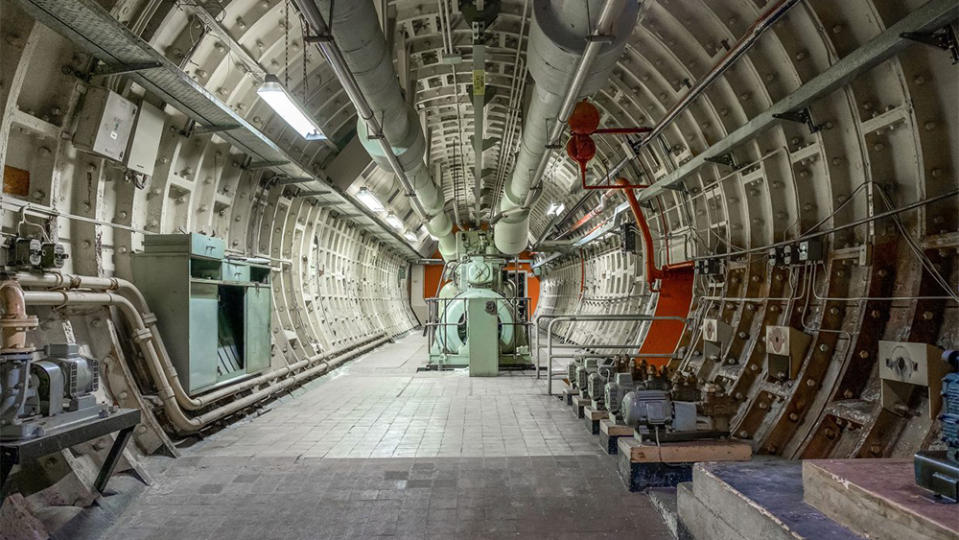 Inside a Kingsway Exchange Tunnel