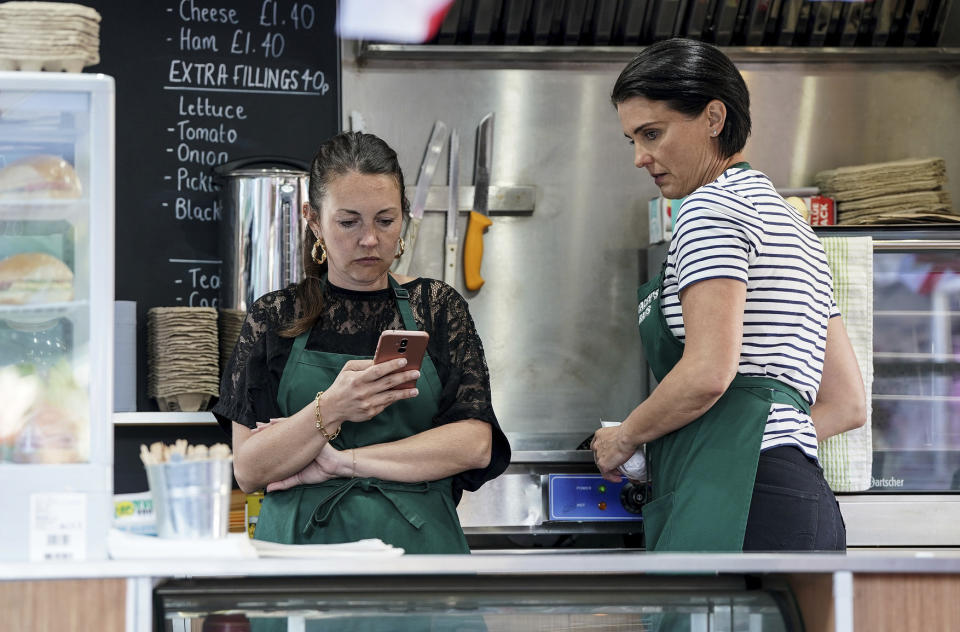 EastEnders,31-07-2023,6741,Eve Unwin (HEATHER PEACE);Stacey Slater (LACEY TURNER),***EMBARGOED TILL TUESDAY 25TH JULY 2023***, BBC, Jack Barnes/Kieron McCarron